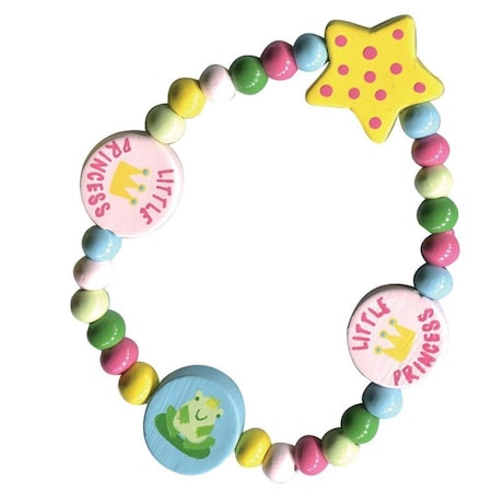 Wooden Bead Bracelet, Princess